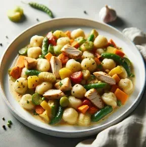 GNOCCHI с курицей и овощами